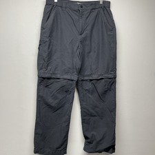 Nike Vintage ACG Cargo Pants Mens Dark Gray Convertible Hiking Fishing Medium