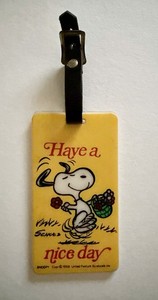 Snoopy Luggage Tag | eBay