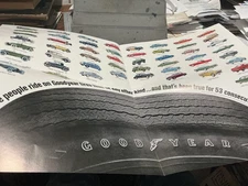Goodyear Tire & Rubber Co. Official Printing 53 Consecutive Years Advertisement