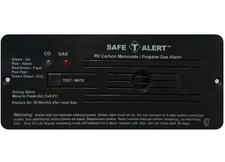 MTI 35-742-BL Safe-T-Alert 35 Series RV Dual CO/LP Alarm - Black, Flush Mount