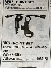 Contact Set Kemparts W6