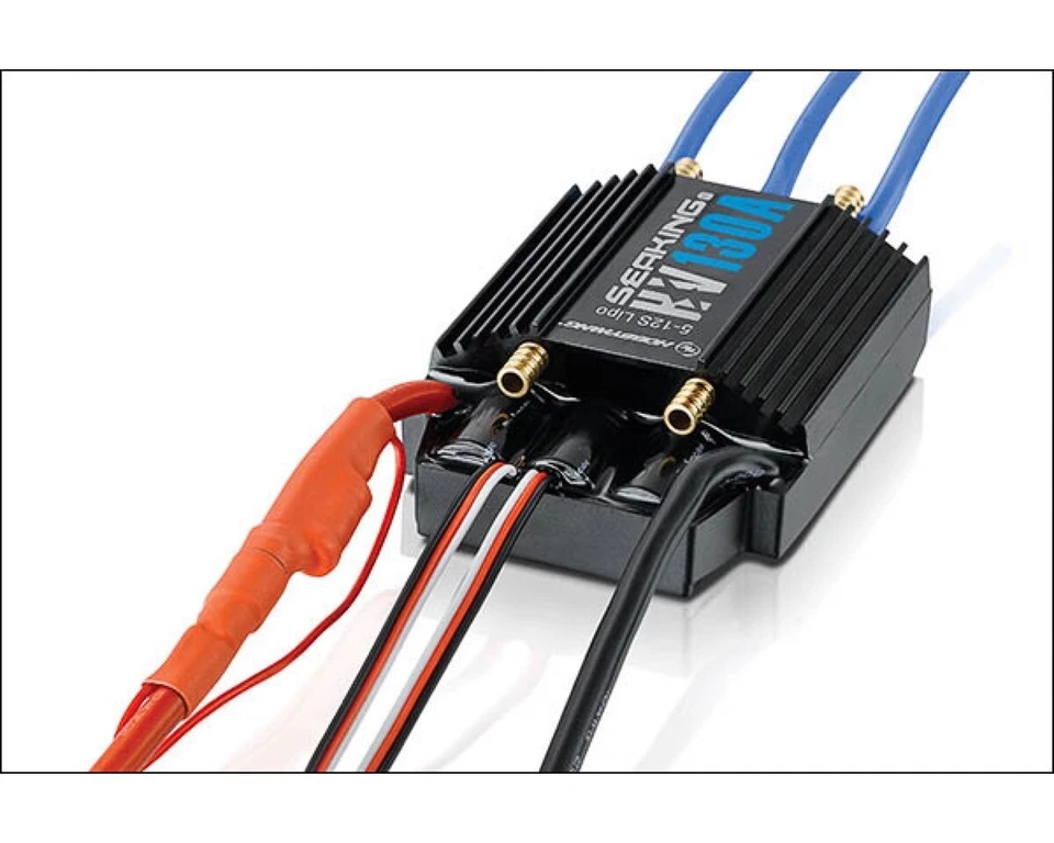 Hobbywing Bootsregler Hobbywing Seaking 130A-HV NoBEC 5-12s V3 HW30301200  - Bild 3 von 4