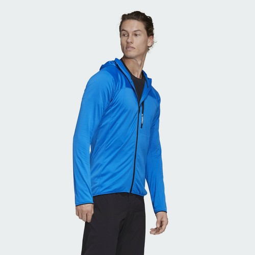 adidas tracerocker hooded fleece jacket