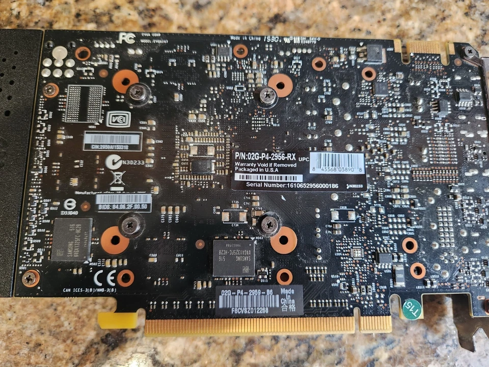 EVGA GeForce GTX950 2GB Graphics Card DVI, HDMI, 3x DP 02G-P4-2956-RX - Image 3 of 4