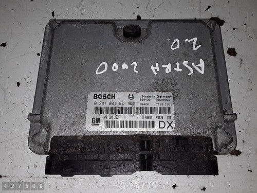 2000 OPEL ASTRA STEUERGERAT 2000DIESEL 0281001971