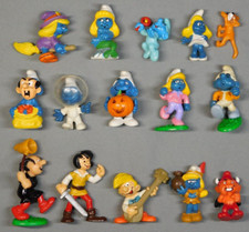 VINTAGE SMURFS LOT OF 14 FIGURES BABY, DEVIL, FRIENDS, SMURFETTE, HALLOWEEN