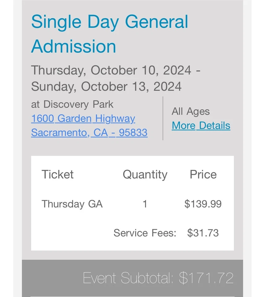 Pulseira/bilhete Aftershock 2024 SLAYER PANTERA não usado GA - Imagem 2 de 2