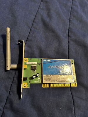 D-LINK AIRPLUS G DWL-G510 NETWORK ADAPTER - PCI - 802.11G 2.4GHz - EUC