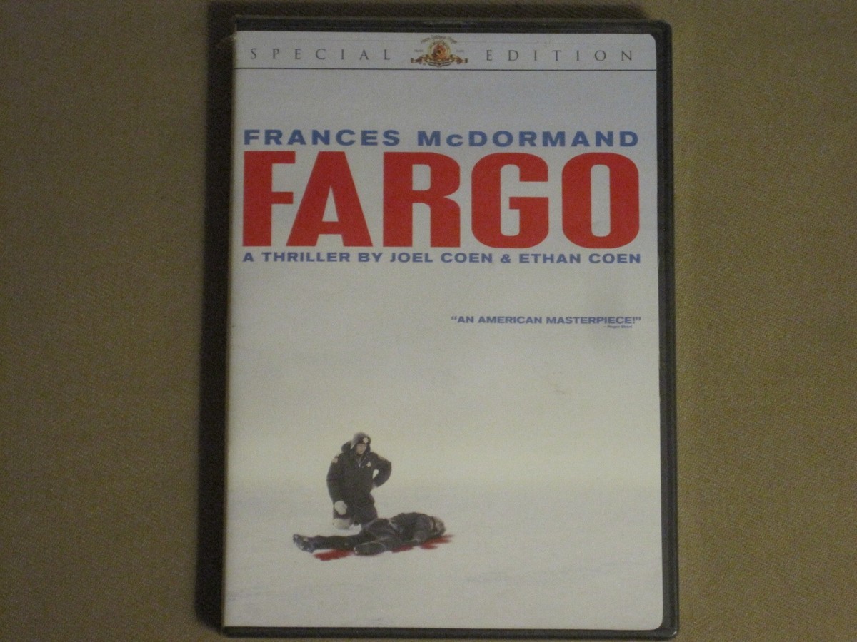 FARGO (1996) DVD COEN BROTHERS WILLIAM H. MACY FRANCES MCDORMAND