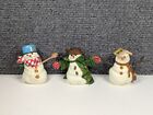 Hallmark Keepsake 2001 Mitford Snowman Jubilee Set of 3 ornaments Jan Karon
