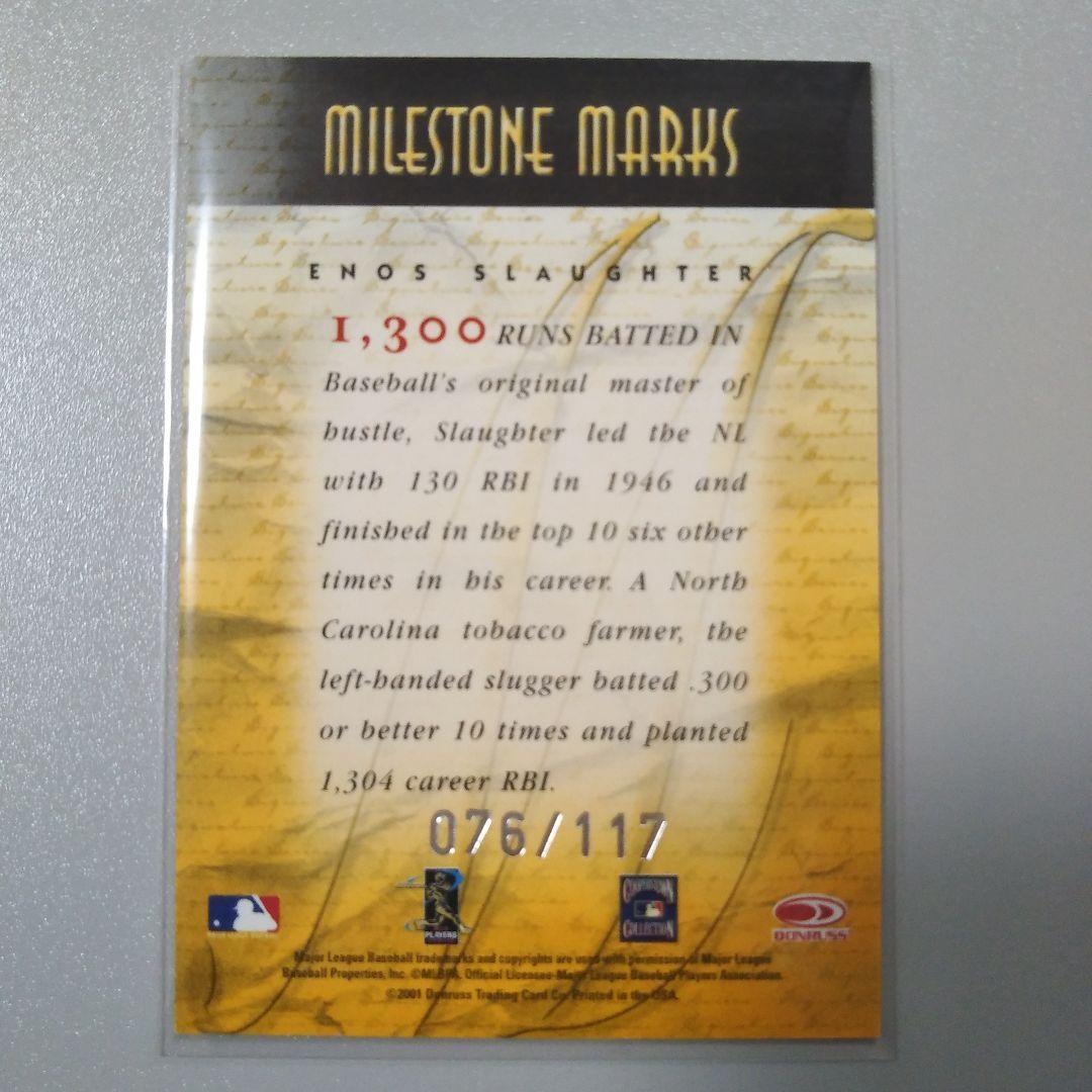 ENOS SLAUGHTER MILESTONE MARKS 683614 | eBay