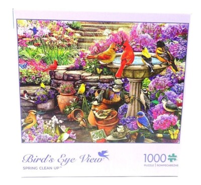 1000 pc Puzzle Buffalo Games Bird's Eye View Collection Spring Clean Up