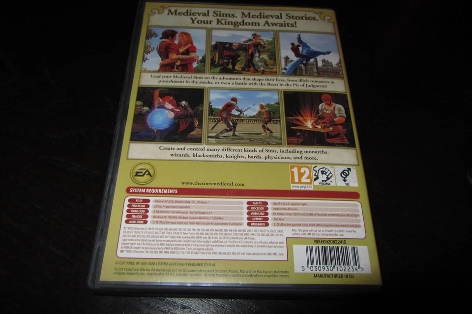 SIMS 3 MEDIEVAL LIMITED EDITION PC DVD FREE SHIPPING - Image 2 of 2