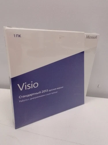 Microsoft Visio Professional 2013 Russian DVD BRAND NEW VAT INVOICE 32/64bit