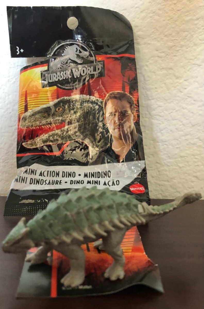 Jurassic World Mini Action Dino: ANKYLOSAURUS Opened to Identify