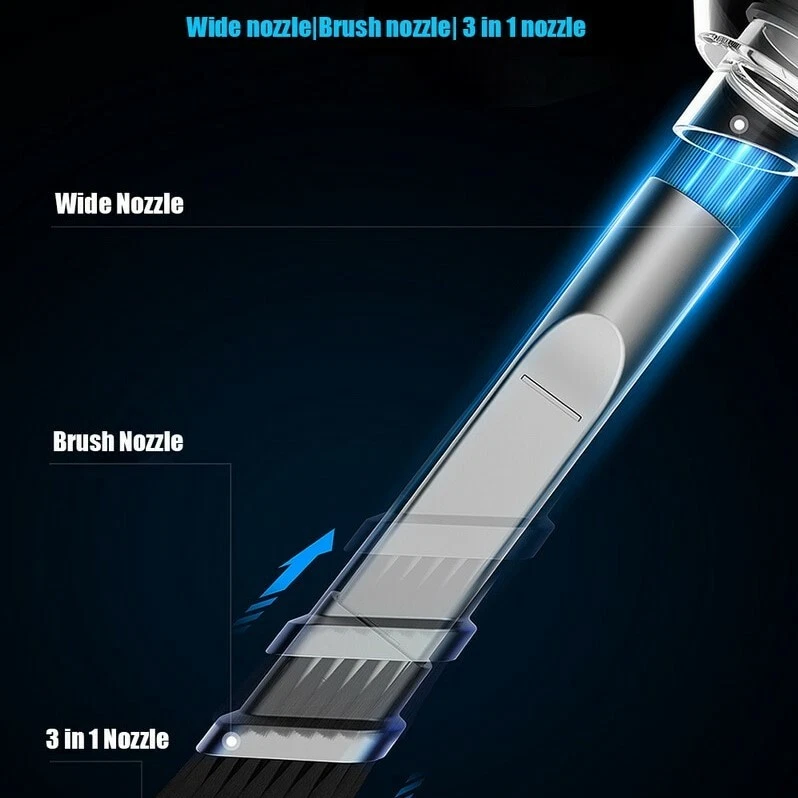 Cordless Hand Held Vacuum Cleaner Car Home Small Portable 9000PA Wireless New - Image 4 of 4