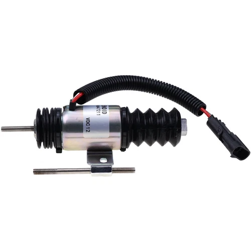 12V Fuel Shutoff Solenoid 836664211 836667369 Compatible with Valmet Sisu MF - Picture 6 of 7