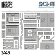 Sci-Fi Silikonform - Futuristische Silikonformen zum Modellieren und Wargaming