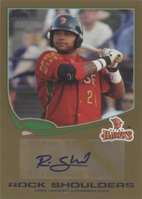 2013 Topps Pro Debut - Autographs Rock Shoulders #PDA-RS Gold /50 (AU ...