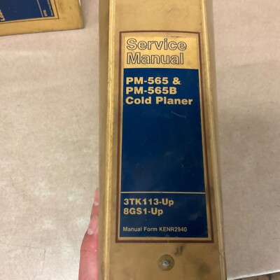 CAT Caterpillar PM-565/B COLD PLANER MILLER SERVICE SHOP REPAIR MANUAL, 3TK 8GS