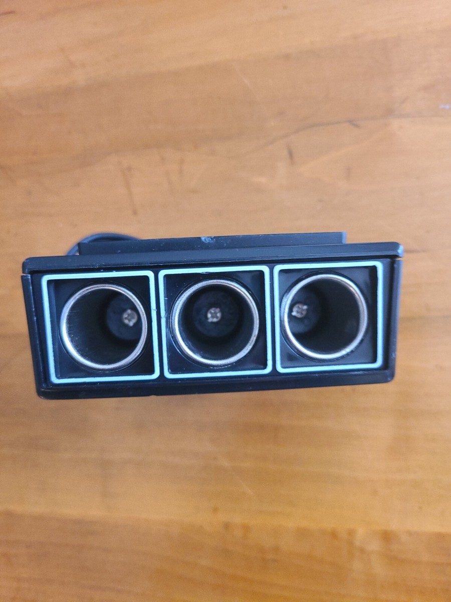 Road King Cigarette Lighter Triple Socket Adapter 12v & 24v -New Out Of Box 
