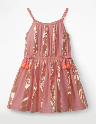 New Mini Boden Pink Rabbit Applique Pocket Tunic Stripe Dress RRP £22 2yrs-12yrs