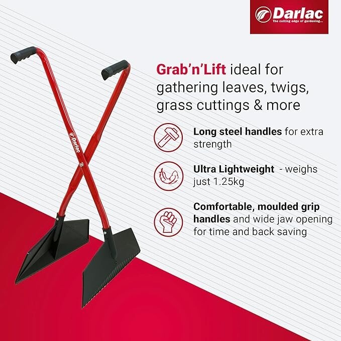 Garden Leaf Grabber Ideal For Gathering Leaves Leaf Rake GrabNLift