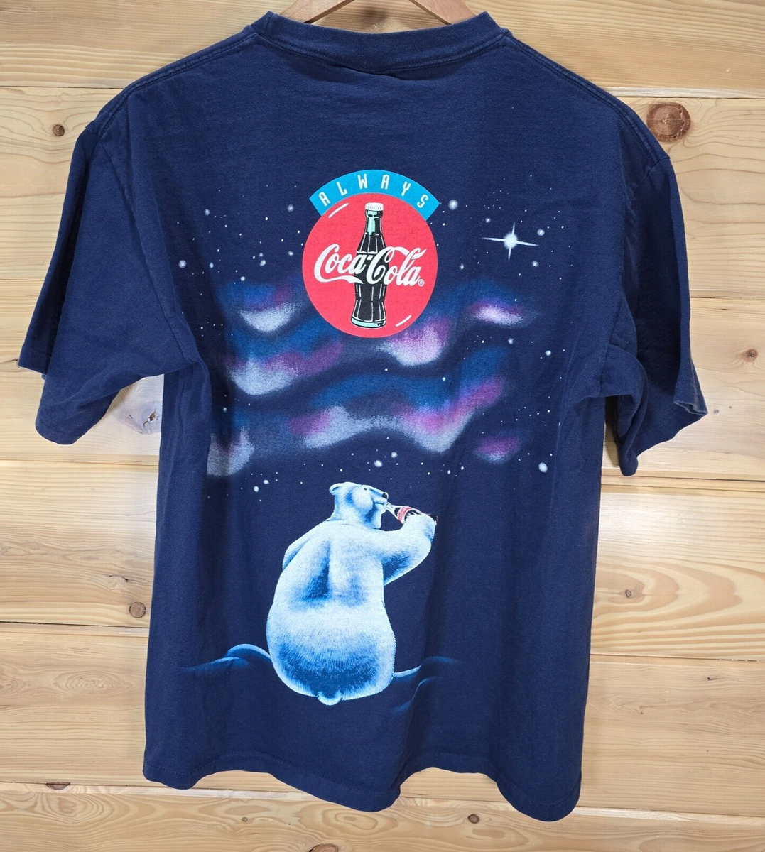 VTG Coca Cola T Shirt Men Large Polar Bear Double Sided 1994 VTG Coca Cola T Shirt Men Large Polar Bear Double Sided 1994