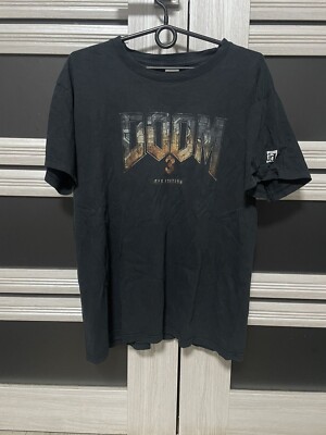 Doom 3 Game Pc BFG Edition Promo Vintage T-Shirt Mans Size L
