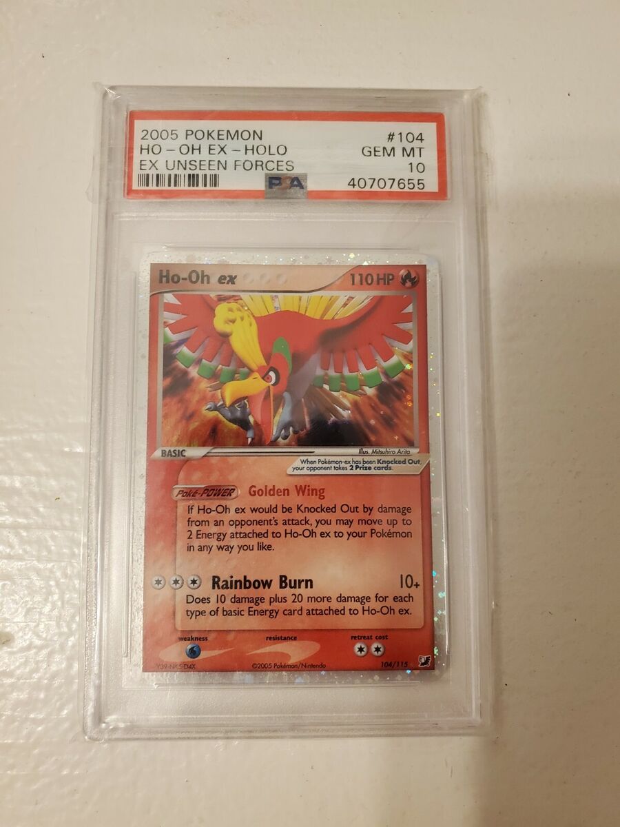 Verified Ho-Oh ex - Unseen Forces by Pokemon Cards