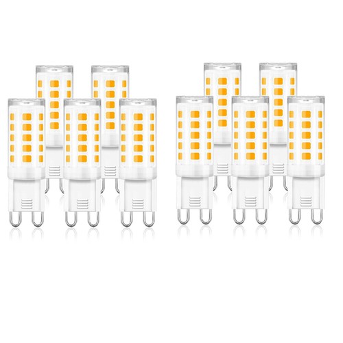 5/10/20PCS G9 LED Corn Light Bulb 4W 120V 2 Pin Base Chandeliers Bulb 360° Beam - Picture 18 of 22