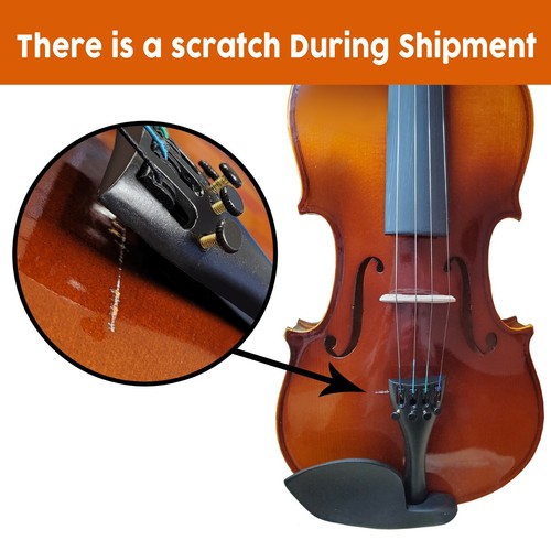 Adore Pro Violin 4/4 - Column, Bow, Rosin, String & Cleaning Cloth **PLS READ** - Picture 8 of 9