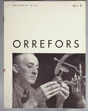 Orrefors No 9 Graverat Glass	original catalog 1934 Hald Gate Lindstrad