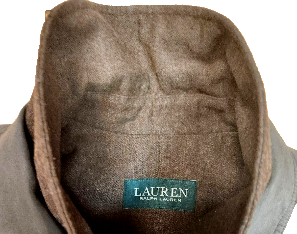 PONY Lauren Ralph Lauren Giacca Uomo 48R Grigio Poliestere Misto Nylon Idrorepellente