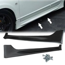 Abs Side Skirts Mug Rr Style For 2006-2011 Honda Civic Sedan 4dr 07 08 09 10
