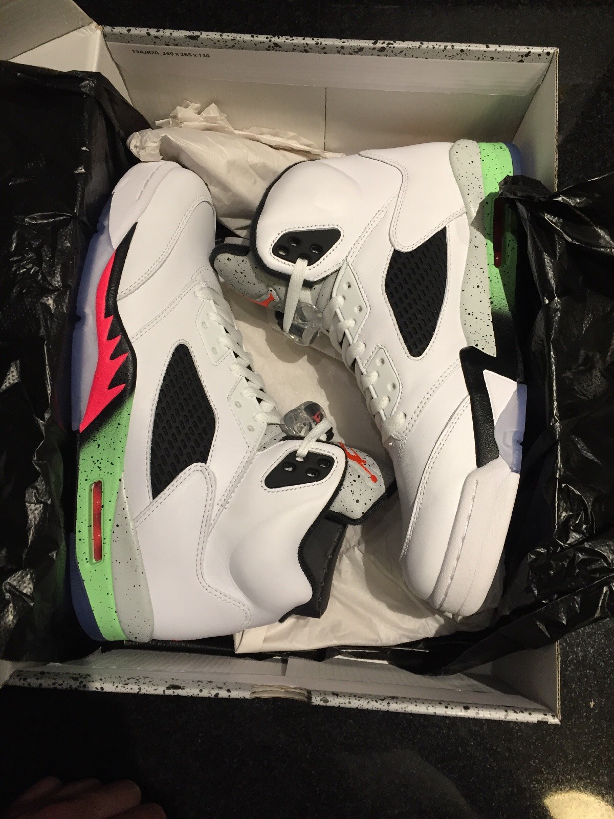 Poision verdes Retro Jordan 5 DS Poision verdes Retro Jordan 5 DS