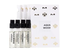 MANCERA AQUA WOOD EDP 2.0ml .06fl oz x 4 COLOGNE PERFUME SPRAY SAMPLES