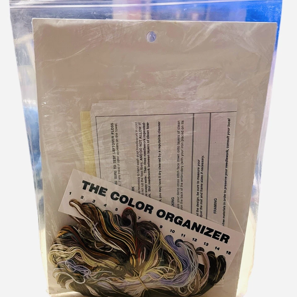 Kit Punto de Cruz Contado Elsa Williams Pájaro Temporadas 20"x8” Cardenales #02168 2005 Foto 3 de 3