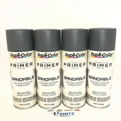 Duplicolor DAP1692-4 PACK GRAY HOT ROD Sandable Filler Primer - 12 oz