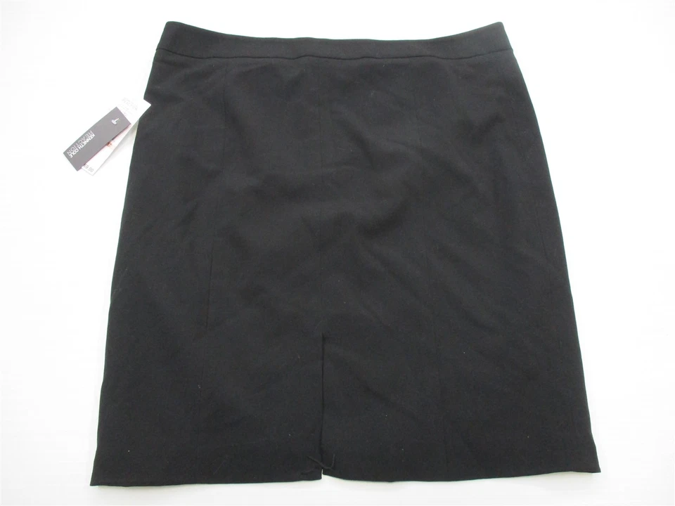 Nueva falda recta negra lisa KENNETH COLR REACTION para mujer talla 12 Foto 3 de 4