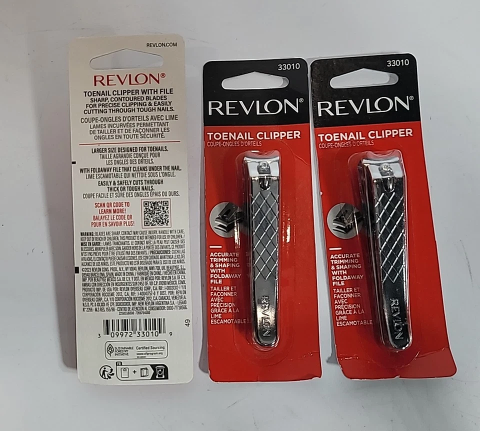 JUEGO DE 3Revlon recortes precisos de acero inoxidable para adultos Foto 2 de 4