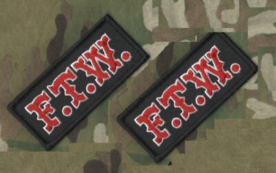 OUTLAW BIKER GANG HOG RIDER U CAN KEEP SECRET IF U ARE DEAD iron-on TAB: FTW X 2