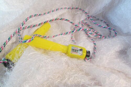 jump rope w/counter yellow approx 100",  regular pink rope PRICE FOR 2 (A) - Picture 1 of 3