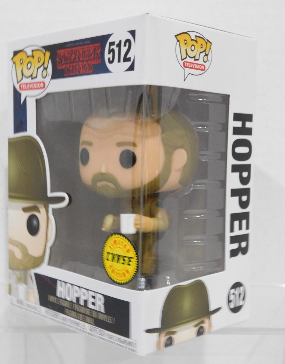 Funko Pop! Television Stranger Things Hopper #512 Limited Chase