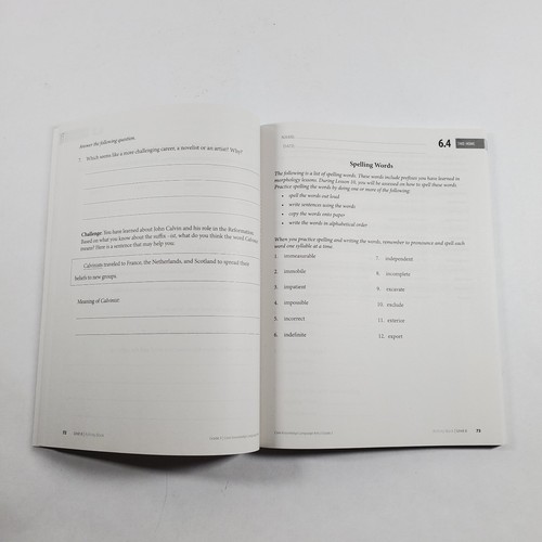 Amplify Core Knowledge Grade 5 Language Arts Activity Book Unit 6 PB Homeschool - Picture 2 of 7