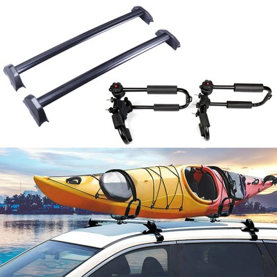 Roof Rack Cross Bar + Boat Kayak Rack Luggage Carrier For 2002-2006 Honda CRV