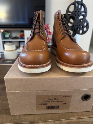 Grant Stone Brass Boot Saddle Tan Badalassi Size 8E!! 