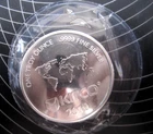 1oz 2010 Kitco .9999 Fine Silver Round ~ Rare ~