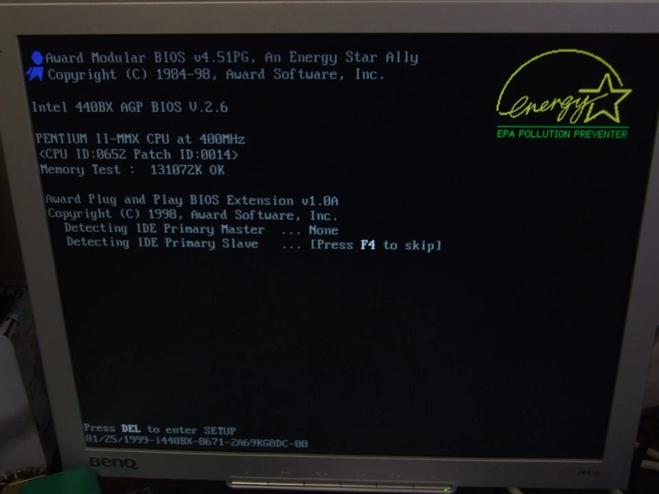 Gigabyte 6BXC ATX Slot 1 motherboard w/ Pentium-II 400MHz and 128Mb Ram - Image 2 of 4