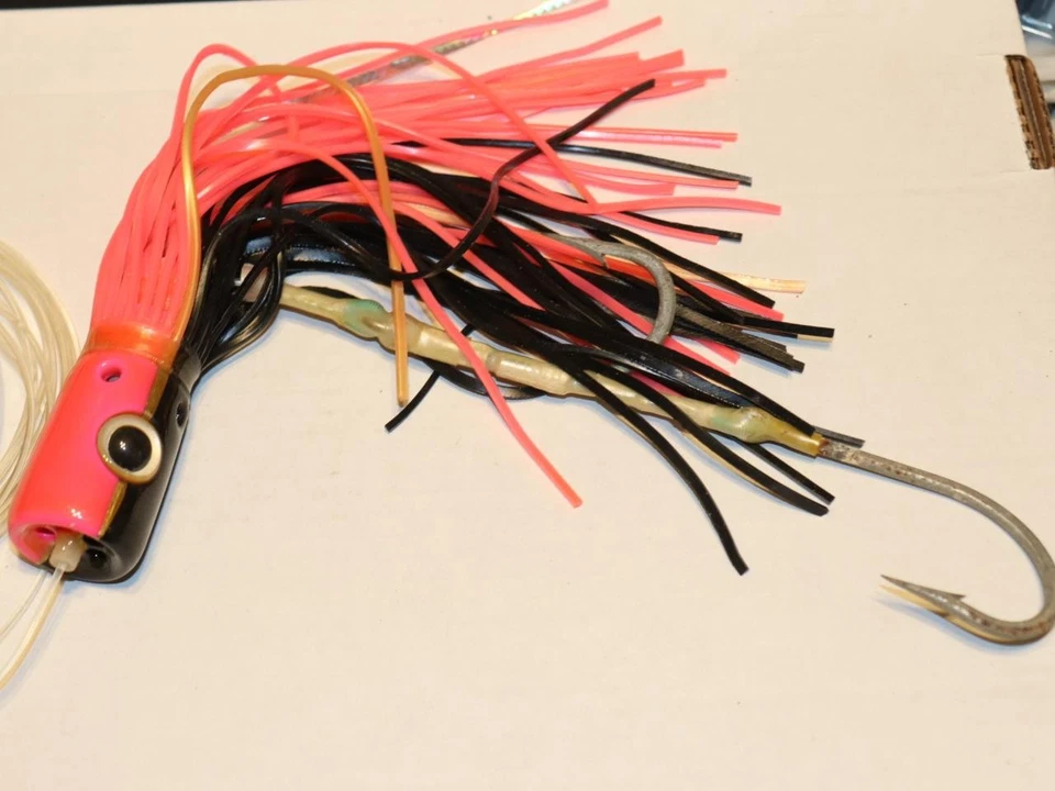 Spinning Aparejado Pesca Trolling 11" Señuelo Atún Big Game Billfish Bolsa #06 Foto 2 de 4